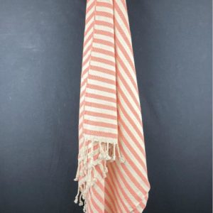 Kosem Bath / Beach Towel (Peshtemal) Orange